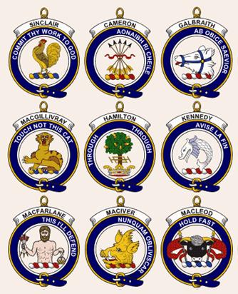 9 Clan badges